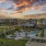 Breathtaking sunset views beyond the pool