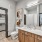 Secondary bath with walk-in closet