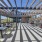 Outdoor patio seating outside of leasing office and wellness center